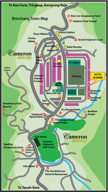 Hotel Jasmine map